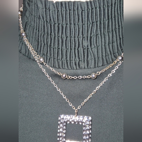 ZARA Green Ruffled And Smocked Blouse - Picture 5 of 11